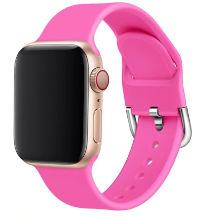 apple watch sports loop hot pink strap