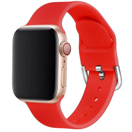 apple watch sports loop red strap