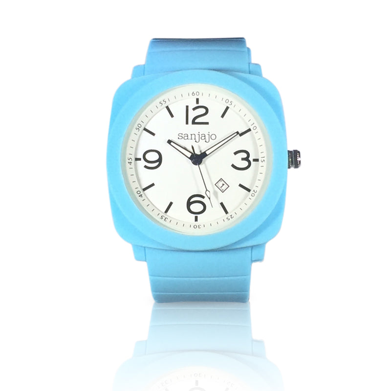 sanjajo floridian light blue watch