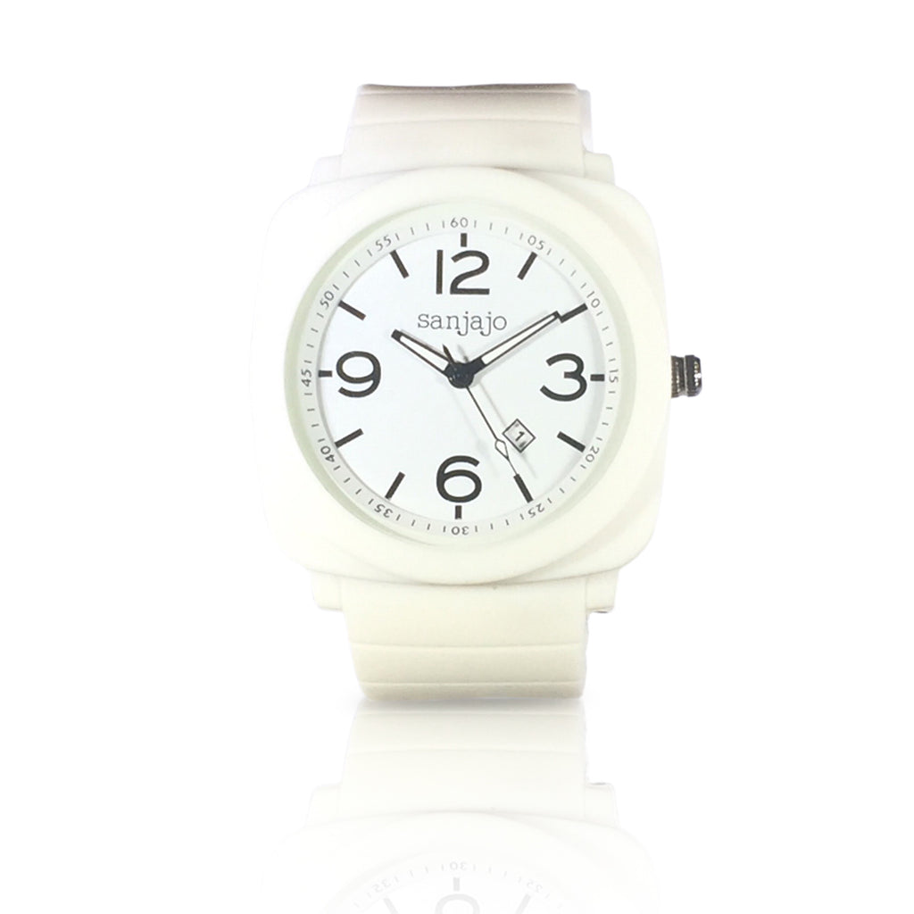sanjajo floridian white watch