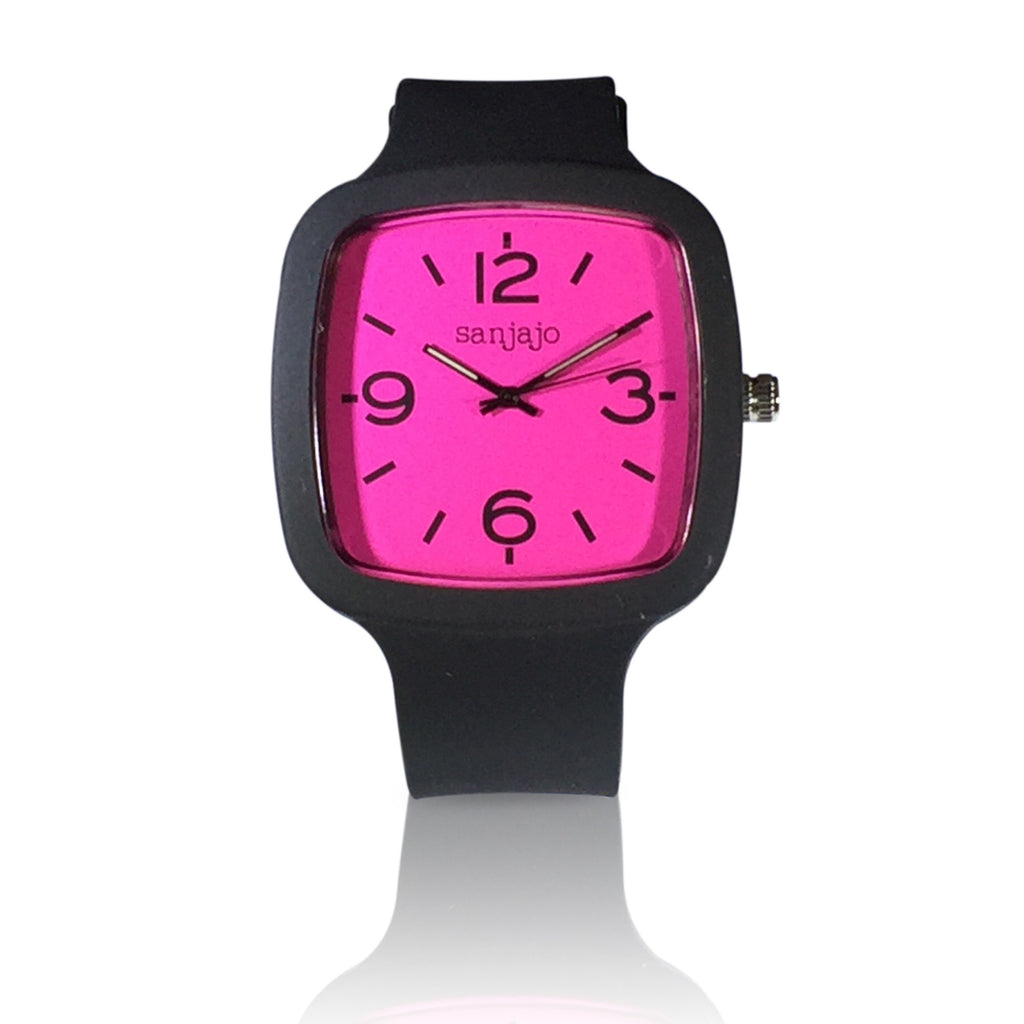 sanjajo the mar hot pink watch