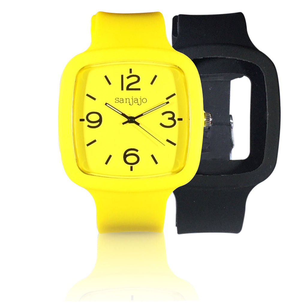 sanjajo the mar yellow watch combo pack